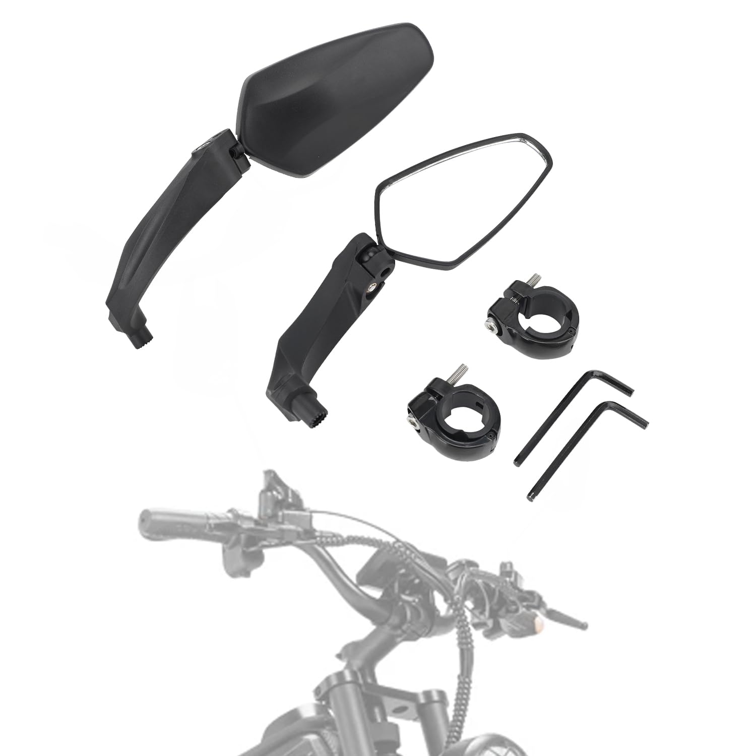 Amazon.com: IUVWISN Ebike Rear View Side Mirrors Compatible